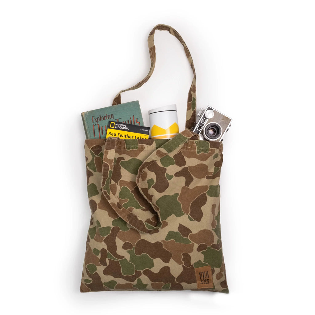 Utility Canvas Tote Duck Camo