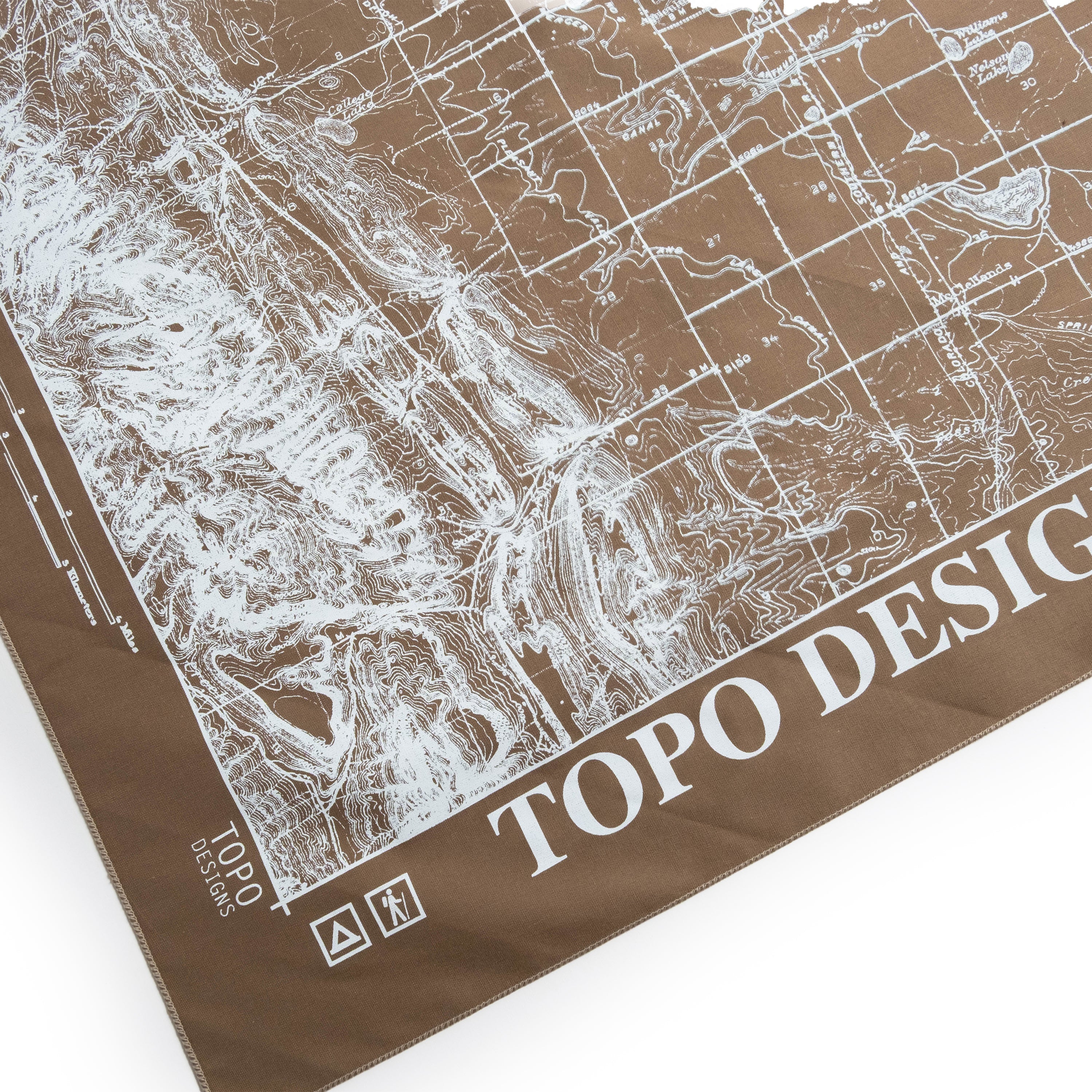 Topo Designs x Pine Printshop Local Bandana