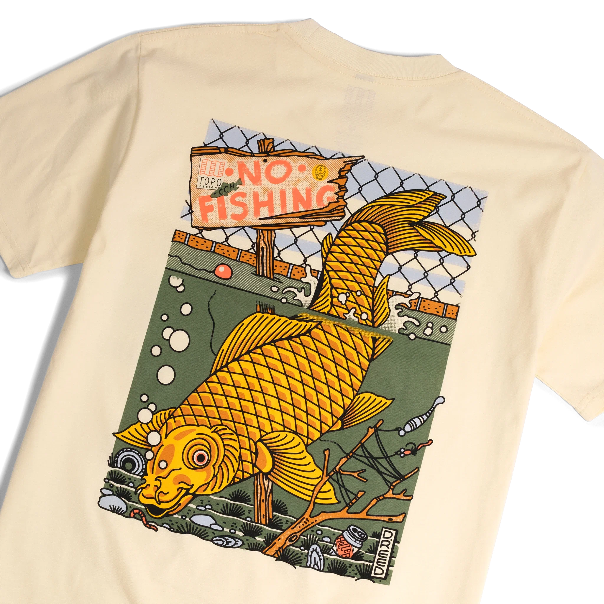 Topo Designs x CCH x Pine Printshop Urban Angler Tee