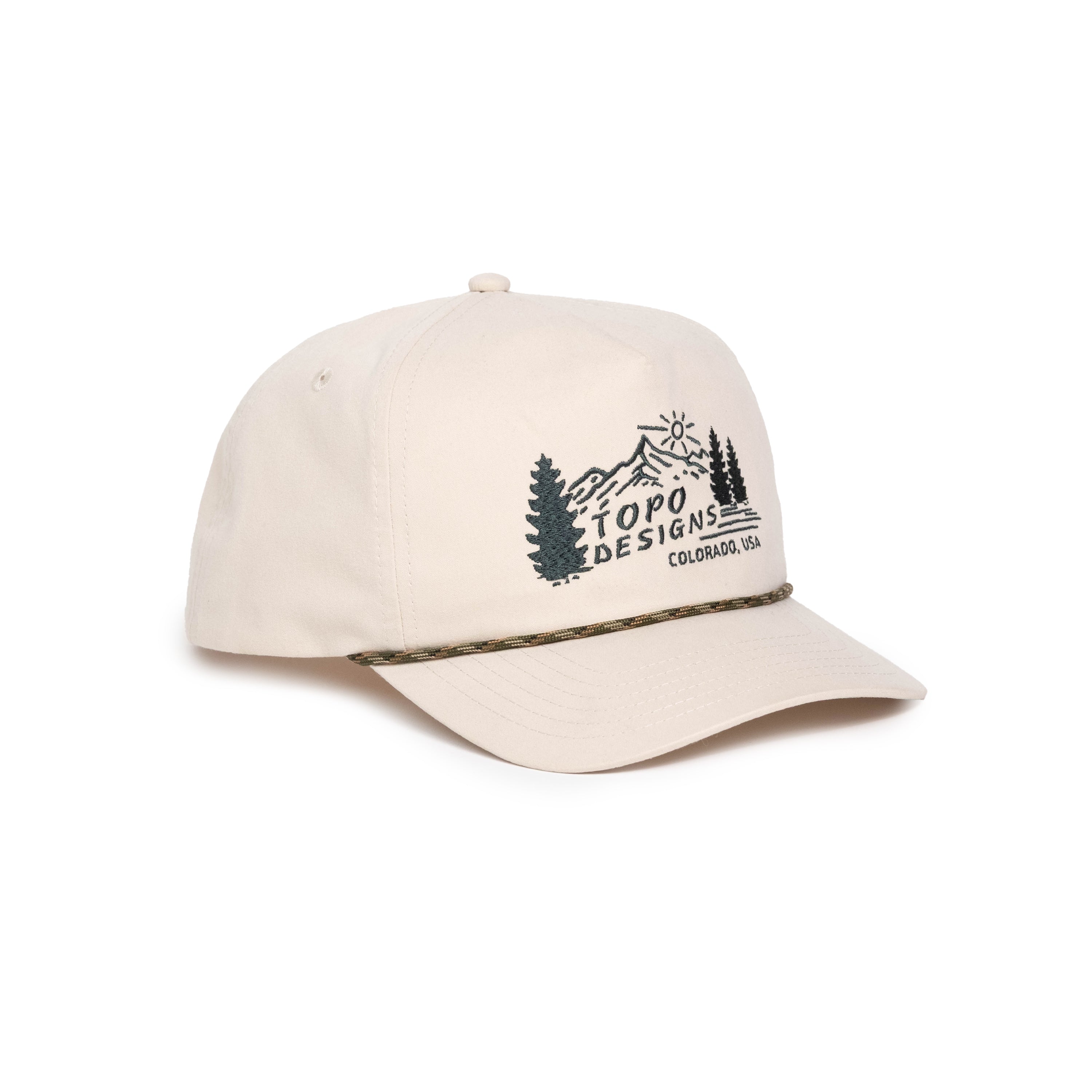 Twill Rope Cap - Mountain Scene - Final Sale